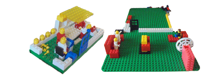 Lego creations by children and young people